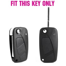3 BUTTON FIT FOR FIAT PANDA IDEA STILO PUNTO DUCATO BRAVO 500 DOBLO GRANDE MINIBUS FLIP SILICONE KEY COVER FOB CASE PROTECTION