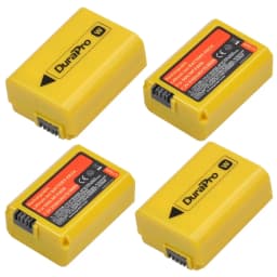 DuraPro 2160mah NP-FW50 NP FW50 Battery + USB Dual Charger for Sony A6000 A6400 A6300 A6500 A7 A7II A7RII A7SII A7S A7S2 A7R