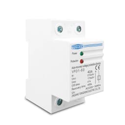 TOMZN 1 PCS 40A 230V DIN Rail Automatic Recovery Reconnect Over Voltage And Under Voltage Protective Device Protection Relay
