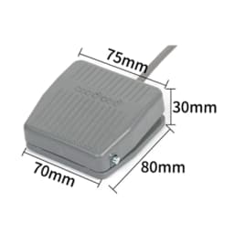 1pcs Foot switch of 0-400 V Momentary control switch Electric pedal SPDT gray 2m wire gauges