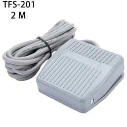 1pcs Foot switch of 0-400 V Momentary control switch Electric pedal SPDT gray 2m wire gauges