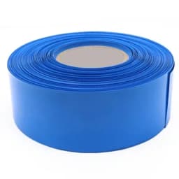 18650 Lipo Battery PVC Heat Shrink Tube Pack 85mm ~ 280mm Width Insulated Film Wrap Lithium Case Cable Sleeve Blue