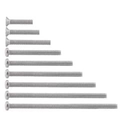 machine screws long phillips M4*30/40/50/60/70/80/90/100mm socket button screw round head 304 stainless steel cross recessed