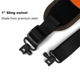 GUGULUZA Neoprene Rifle Sling Strap Shotgun Sling W/h Swivels Padded Anti-slip Shoulder Belt for Outdoor Hunting Gun Accessories