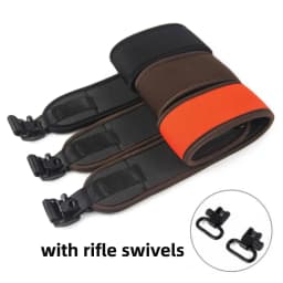 GUGULUZA Neoprene Rifle Sling Strap Shotgun Sling W/h Swivels Padded Anti-slip Shoulder Belt for Outdoor Hunting Gun Accessories