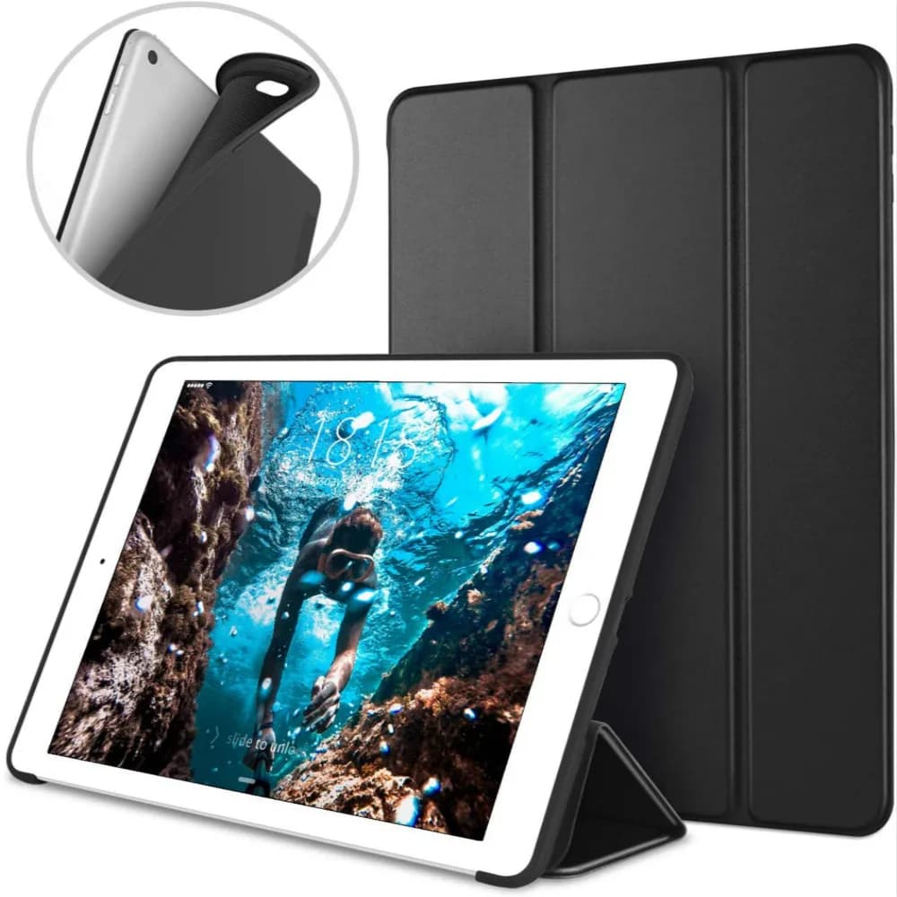 Magnet Case For iPad Air 1 Air2 Soft Silicon Stand Cover iPad Case iPad 9.7 2017 2018 5th 6th gen A1822 A1893 A1566 A1474 fundas