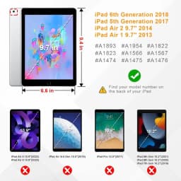 Magnet Case For iPad Air 1 Air2 Soft Silicon Stand Cover iPad Case iPad 9.7 2017 2018 5th 6th gen A1822 A1893 A1566 A1474 fundas