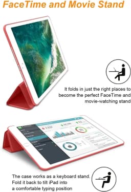 Magnet Case For iPad Air 1 Air2 Soft Silicon Stand Cover iPad Case iPad 9.7 2017 2018 5th 6th gen A1822 A1893 A1566 A1474 fundas