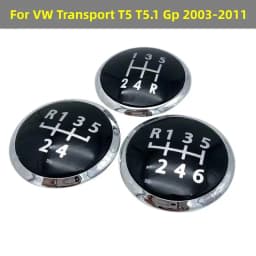 5/6 Speed Manual Gear Shift Knob Lever Stick Cap Cover For VW Transport T5 T5.1 Gp 2003 2004 2005 2006 2007 2008 2009 2010 2011