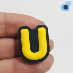1pcs PVC Capital English Letters Shoe Charms Accessories Colorful Shoes Buckle Decorations Ormaments Fit Party Kid's Gifts