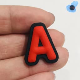 1pcs PVC Capital English Letters Shoe Charms Accessories Colorful Shoes Buckle Decorations Ormaments Fit Party Kid's Gifts