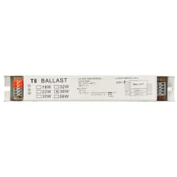 220-240V AC 2x18W 2x30W 2x36W 2x58W Wide Voltage T8 Electronic Ballast Fluorescent Lamp Ballasts