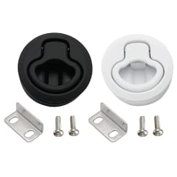 2" Round Locking Flush Pull Latch Replacement Plastic For RV Marine Boat Southco for Hatch Door Cabinet Hardware on RV Boat