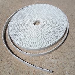 Polyurethane PU T5 Tooth Transmission Conveyor Timing Belt Open With Steel Cord Kevlar Cord Belt Replacement of Electric Curtain