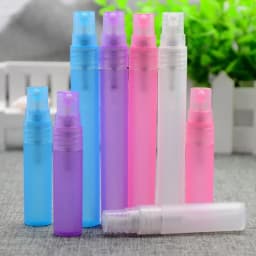 5pcs 3ml/5ml/10ml Empty Portable Atomiser Spray Bottles Perfume Pen Vials Makeup Cosmetic Plastic PP Travel Sample Containers