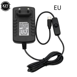 Raspberry Pi 4 Type-C Power Supply 5V 3A Power Adapter With ON/OFF Switch EU US AU UK Plug Charger for Raspberry Pi 4 Model B