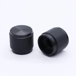 2PCS 17*16mm Knob Aluminum Alloy Potentiometer Control Knob Volume Audio Electric Guitar Bass Screw Type 17 X 16mm (DH) KNOB