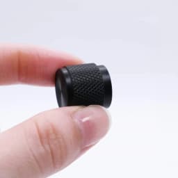 2PCS 17*16mm Knob Aluminum Alloy Potentiometer Control Knob Volume Audio Electric Guitar Bass Screw Type 17 X 16mm (DH) KNOB