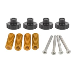 3DSWAY 3D Printer Part M3 M4 Hotbed Nut Spring Screw Leveling Kit Heated Bed Platform Level Spring Accessories for CR-10 Ender 3