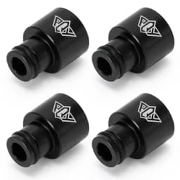 4pcs Fuel Injector Hat Fuel Nozzle Modified Auto Parts Nozzle Adapter Dedicated Fuel Flow Injector Adapter Fuel Injector