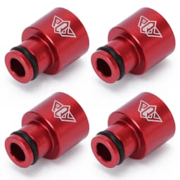 4pcs Fuel Injector Hat Fuel Nozzle Modified Auto Parts Nozzle Adapter Dedicated Fuel Flow Injector Adapter Fuel Injector