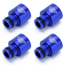 4pcs Fuel Injector Hat Fuel Nozzle Modified Auto Parts Nozzle Adapter Dedicated Fuel Flow Injector Adapter Fuel Injector