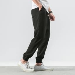 Japanese-Style Retro Streetwear 2020 Summer Men Cotton Linen Sweatpants Trousers Men Casual Harem Pants Breathable Men Joggers