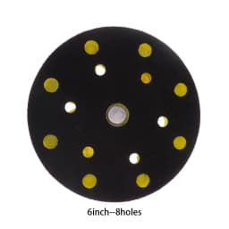 6"150mm 9/15/17/52Holes Sander Backing Pad Hook&Loop Sanding Pads with 5/16"-24 Thread Dust Free Sanding Disc Holder for MIRKA