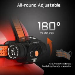 Acebeam H30 Headlamp Ultra Bright 4000 Lumens USB-C Rechargeable Headlight Available in RED/GREEN/UV/CRI Aux LED Options