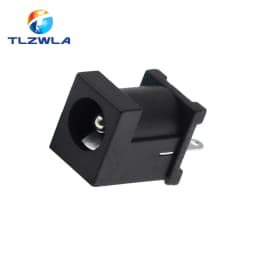 10Pcs Vertical DC Power Socket Connector Jack For 5.5x2.1mm 5.5x2.5mm DC Power Plug