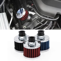 Universal 12mm Car Air Filter for Motorcycle Cold Air Intake High Flow Crankcase Vent Cover Mini Breather Filters