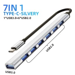 USB HUB USB 3.0 HUB USB 2.0 HUB USB C HUB Type C HUB Multi Splitter High Speed 5Gbps For PC Computer Multiport USB A HUB Port