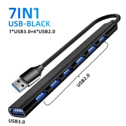 USB HUB USB 3.0 HUB USB 2.0 HUB USB C HUB Type C HUB Multi Splitter High Speed 5Gbps For PC Computer Multiport USB A HUB Port