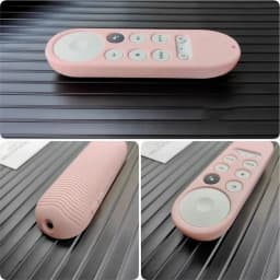 Silicone Protective Case for 2020 Google Chromecast SmartTV Remote Control Non-slip Soft Durable Shockpro Protective Cover Shell
