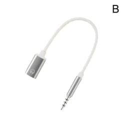 3.5mm Public To Type C Female Flat Head Headphone To Round Head Adapter Cable For Analog Connection To Mobile Phone Converter