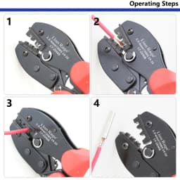 Solar Photovoltaic Tool MC4 Terminal Crimping Pliers LY-2546B Solar Panel Waterproof Connector Tool Pliers 2.5/4/6mm² 14-10AWG