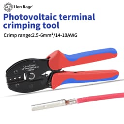Solar Photovoltaic Tool MC4 Terminal Crimping Pliers LY-2546B Solar Panel Waterproof Connector Tool Pliers 2.5/4/6mm² 14-10AWG