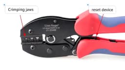 Solar Photovoltaic Tool MC4 Terminal Crimping Pliers LY-2546B Solar Panel Waterproof Connector Tool Pliers 2.5/4/6mm² 14-10AWG