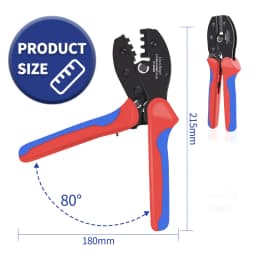 Solar Photovoltaic Tool MC4 Terminal Crimping Pliers LY-2546B Solar Panel Waterproof Connector Tool Pliers 2.5/4/6mm² 14-10AWG
