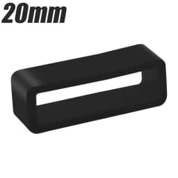 Rubber Ring Watch Strap Loops Silicone Replacement Watchband Keeper Holder Retainer 12 14 16 18 20mm Movable Watch Ring Circle