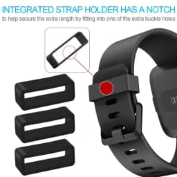 Rubber Ring Watch Strap Loops Silicone Replacement Watchband Keeper Holder Retainer 12 14 16 18 20mm Movable Watch Ring Circle