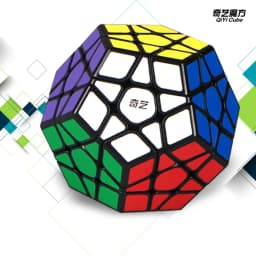 [Picube] QiYi 2x2 3x3 Megaminx Qiheng Bundle Set Stickerless Black Stickers Speed Cube Educational Baby Kids Puzzle Toys
