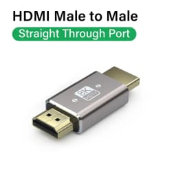 8K HDMI 2.1 Cable Adapter 90 Degree Right Angle Male to Female Connector 4K 8K HDMI Extender for TV Stick PS4 PS5 Xbox PC Laptop