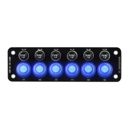 10A Fuse 24V 12V Switch Panel Light Toggle Blue Indicator Buttons Breaker RV Caravan Accessories For Boat Marine Ship Truck Car