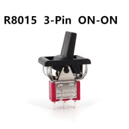 Salecom T80-R Series Square Snap-in Panel Mount Mini Paddle Toggle Switch 5A/125VAC