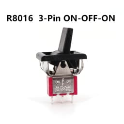 Salecom T80-R Series Square Snap-in Panel Mount Mini Paddle Toggle Switch 5A/125VAC