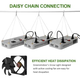 SEAMETAL 3000W LED Grow Light Full Spectrum Indoor Plants Growing Light Tent 8h/12h/16h/20h Timer Auto On/Off Phyto Growth Lamp