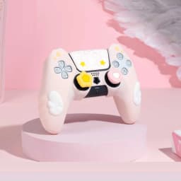 Sweet Skull Silicone Skin Cover Gamepad Sticker Soft Case For Sony Dualsense 5 PS5 Controller Thumb Stick Grip Cap Protector