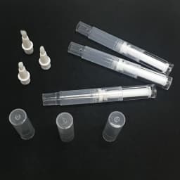 1/2/3/5pcs Transparent Twist Nail Twist Pens Empty Transparent Nail Oil Pen with Brush Cosmetic Container Pen Lip Gloss Tubes