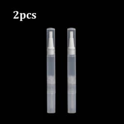 1/2/3/5pcs Transparent Twist Nail Twist Pens Empty Transparent Nail Oil Pen with Brush Cosmetic Container Pen Lip Gloss Tubes